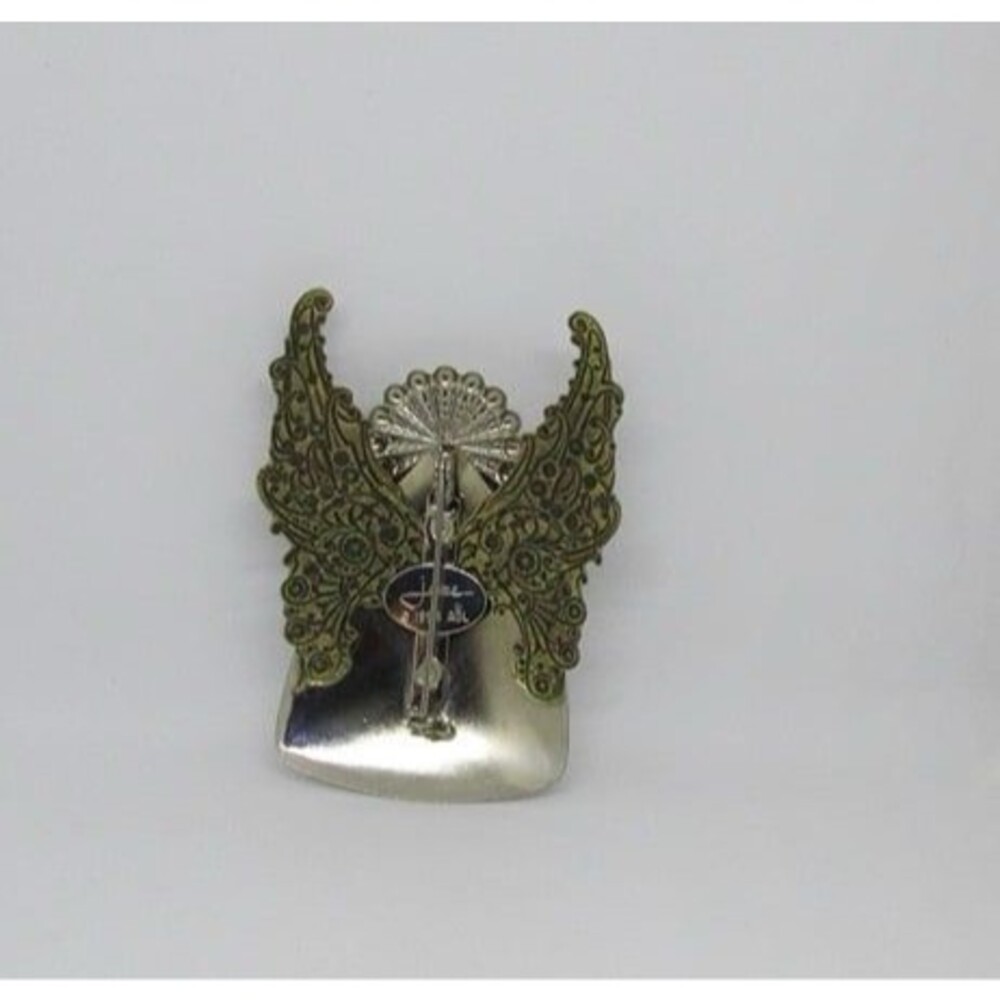 Vintage Signed Jane Davis Angel Of Love Fashion Jewelry Brooch 1994 Signed - Picture 2 of 3